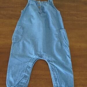 Carter's baby blue romper 9M